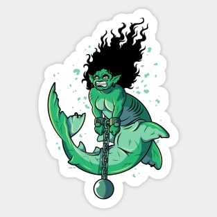 Mermaid's Punishment Sticker